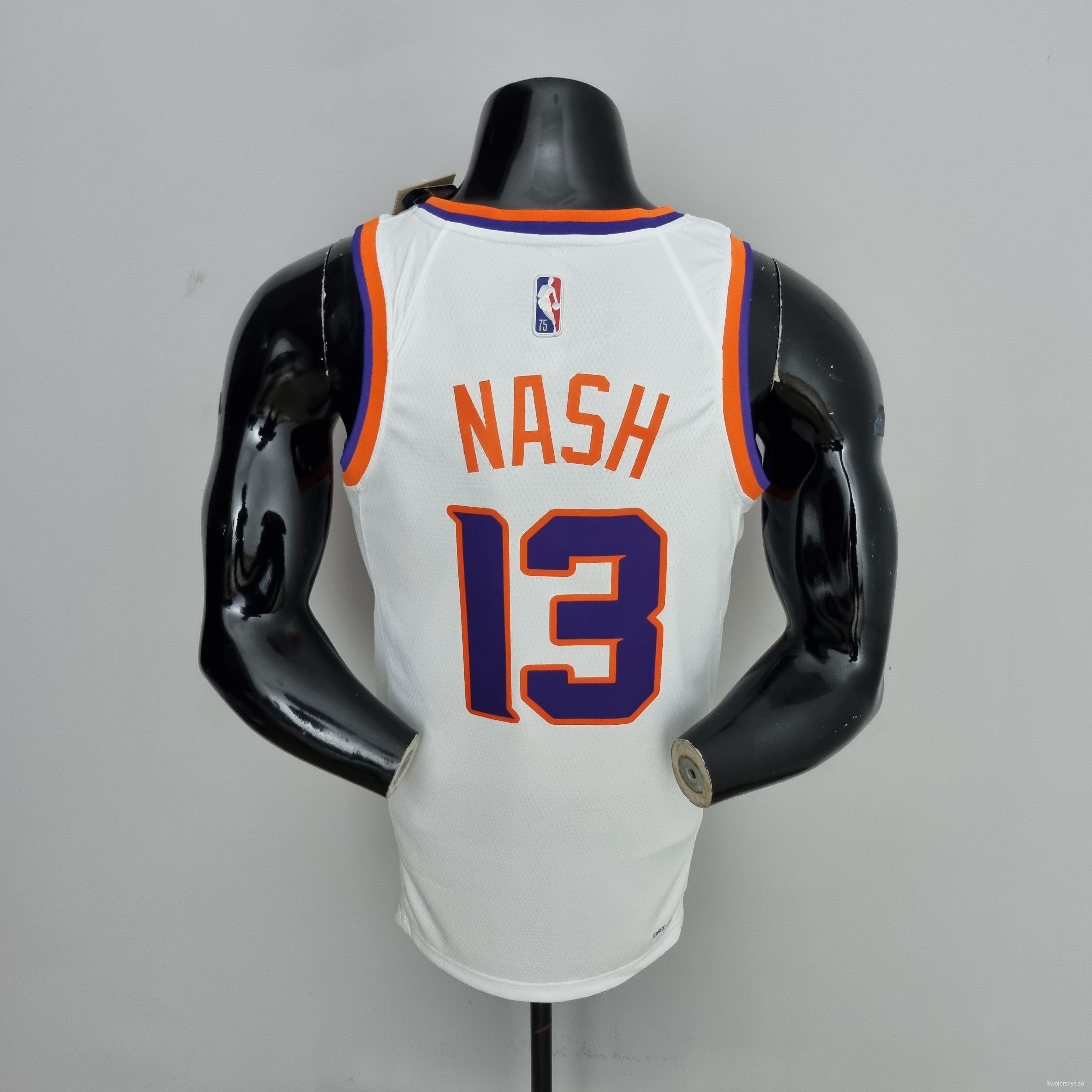 75th Anniversary Nash #13 Phoenix Suns White NBA Jersey