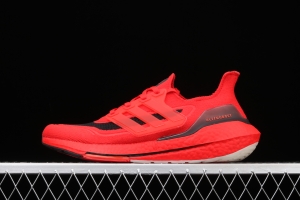 Adidas Ultra Boost 21 Consortium FY0387 Das new thick-soled popcorn running shoes