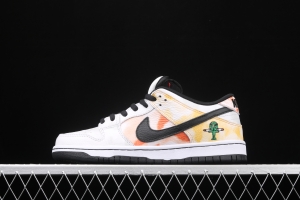 NIKE SB DUNK Low Raygun low-top casual air cushion shoes alien embroidery BQ6832-101,