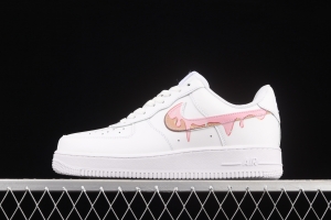 NIKE Air Force 12007 Valentine's day Valentine's Day mandarin duck hook low-end leisure sports board shoes CW2288-111,