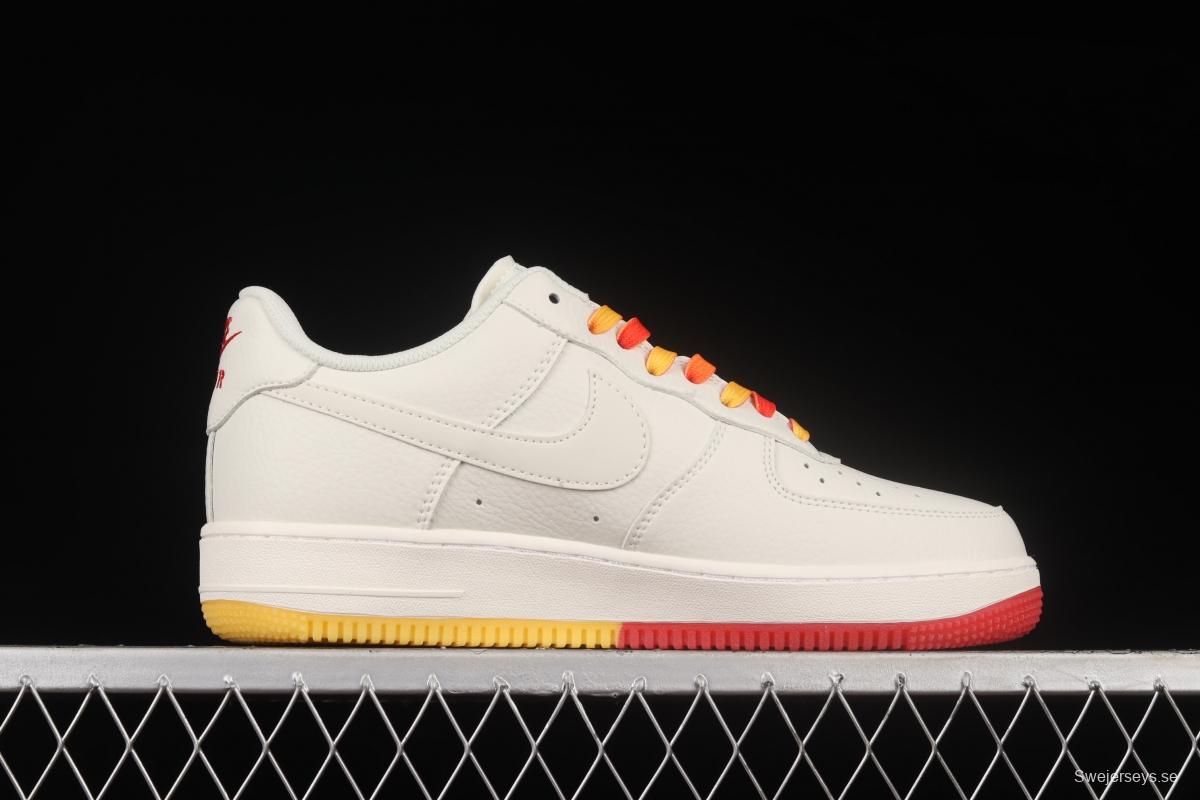 NIKE Air Force 1x 07 Low beige yellow Phoenix Suns city limited low-top casual board shoes HQ8863-996