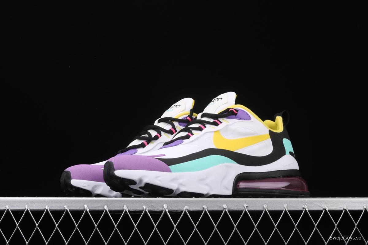 NIKE Air Max 270React new high-frequency mesh function half-palm air cushion cushioning running cloth shoes AT6174-101