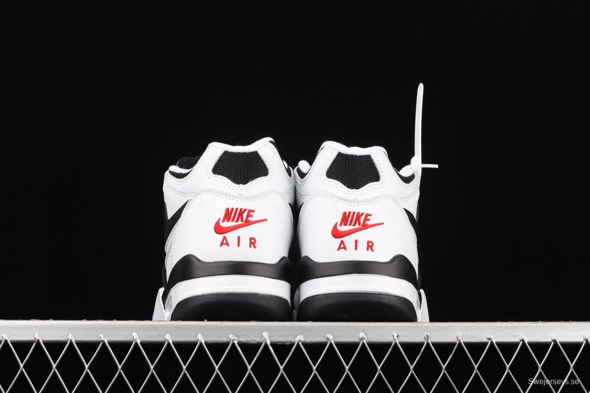 NIKE Air Flight 89 White and Black Air cushion Basketball shoes DB5918-100