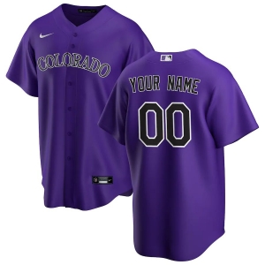 Men's Purple 2020 Alternate Custom Team Jersey