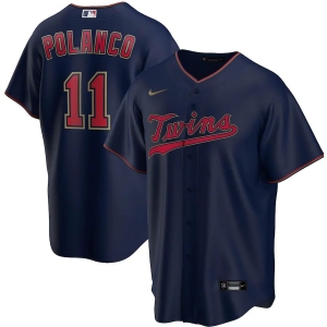 Men's Jorge Polanco Navy Alternate 2020 Player Team Jersey