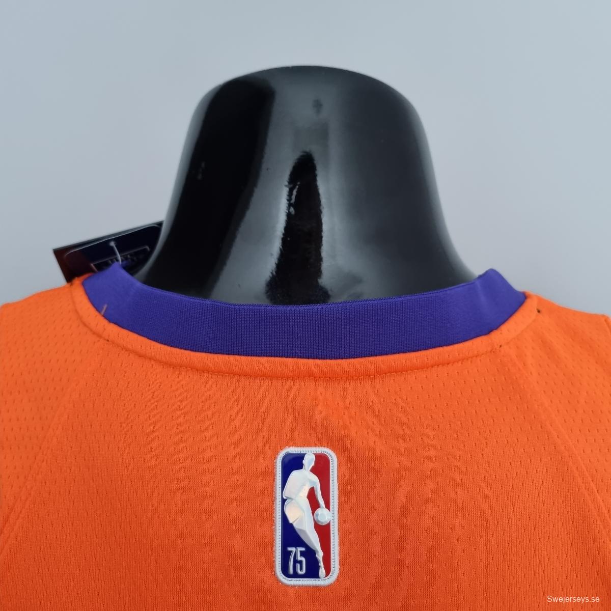 75th Anniversary PAUL#3 Phoenix Suns Jordan Theme Orange NBA Jersey