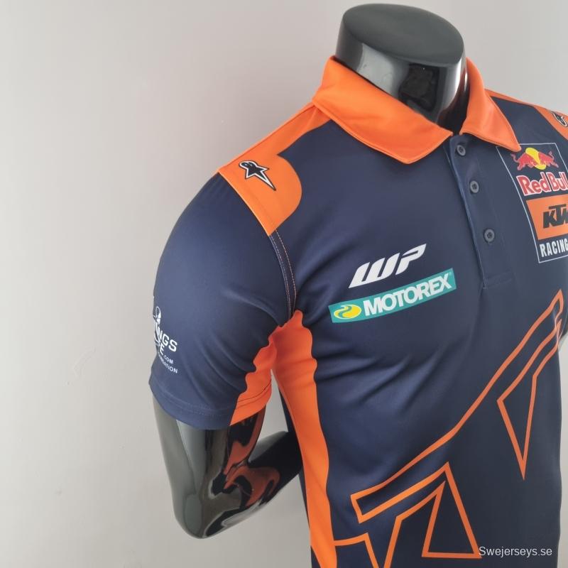 2022 F1 Formula One; KTM Polo Blue Orange