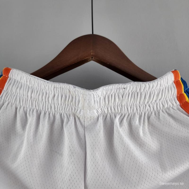 Oklahoma City Thunder NBA Shorts White