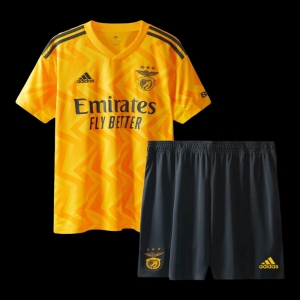 22 23 Kids Benfica Away Yellow Jersey