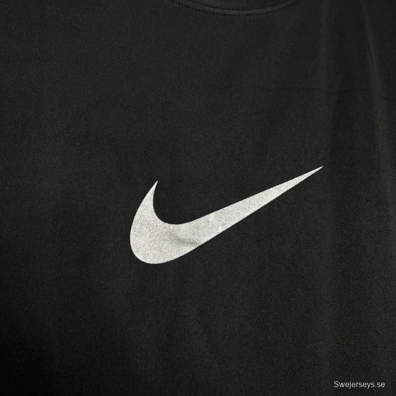 2024 Nike Black Cotton T-shirt #1032