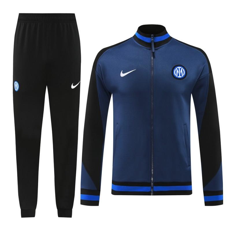 24/25 Inter Milan Navy Full Zipper Jacket +Long Pants