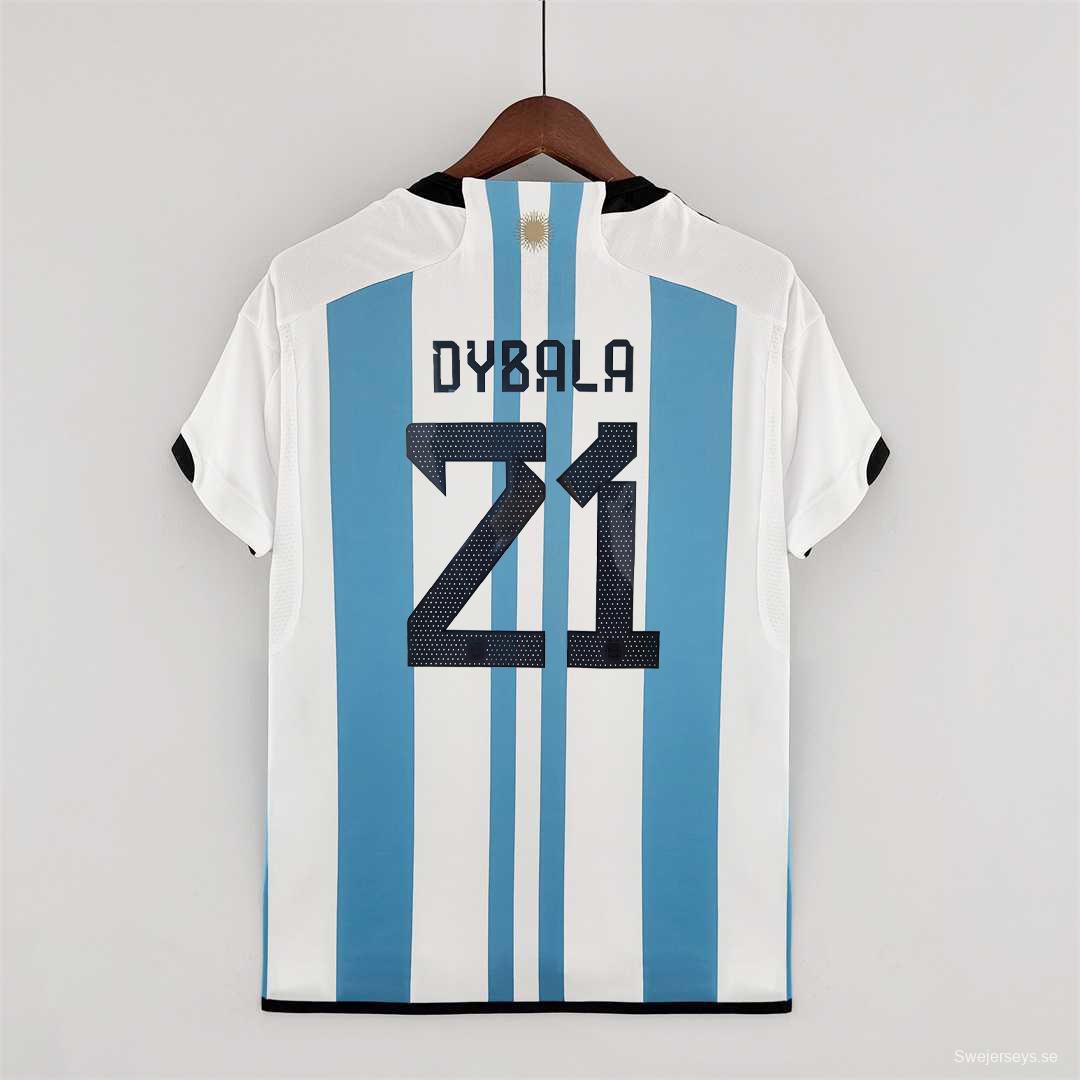 2022 Argentina Home Soccer Jersey