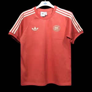 24/25 Bayern Munich Adidas Originals Red Cotton T-Shirts